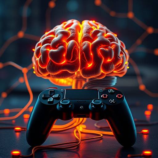 AI Brain Connecting to Game Controller
